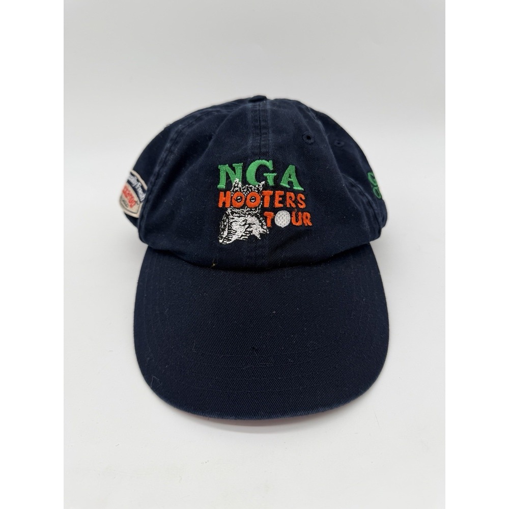 Hooters NGA Tour Golf Hat Strapback Dad Cap 2001 Logo